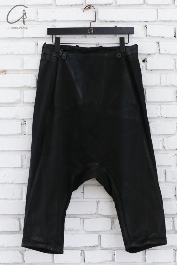 Boris Bidjan Saberi 24 autumn and winter horse face pants German craftsman P39-FET10005-BLACK